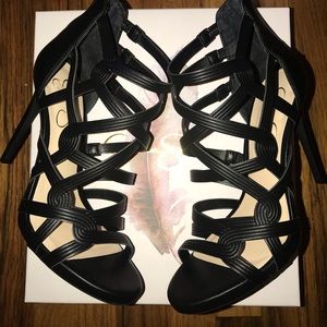 Jessica Simpson cage heel